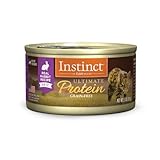 Instinct Ultimate Protein Natural Pate Wet Cat Food, Grain Free Recipe - Real Rabbit, 3 oz. Cans (Pack of 24)