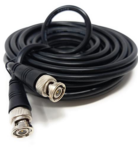 DRUT 10m BNC to BNC Cable Lead, Coaxial RG59/RG59U 75ohm for CCTV Video Camera Male to Male Plugs 33ft