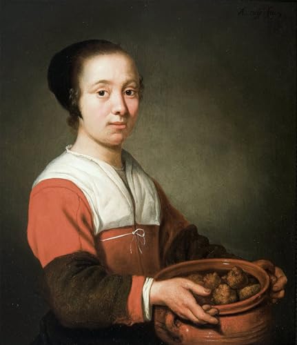 Lienzo decorativo premium Giovane donna de Aelbert Cuyp, pintura artística de 60x90cm