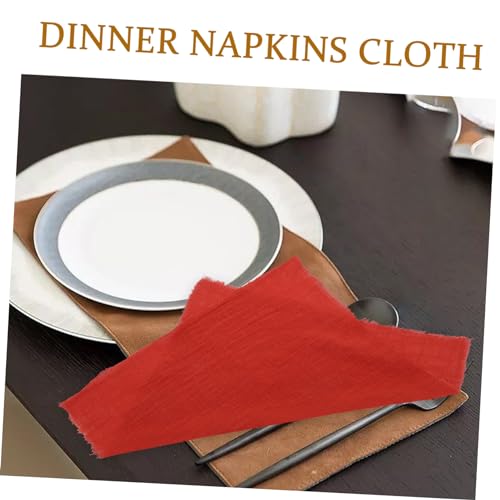 Serviettes lavables et réutilisables à pompons pour décoration de table de mariage - 8