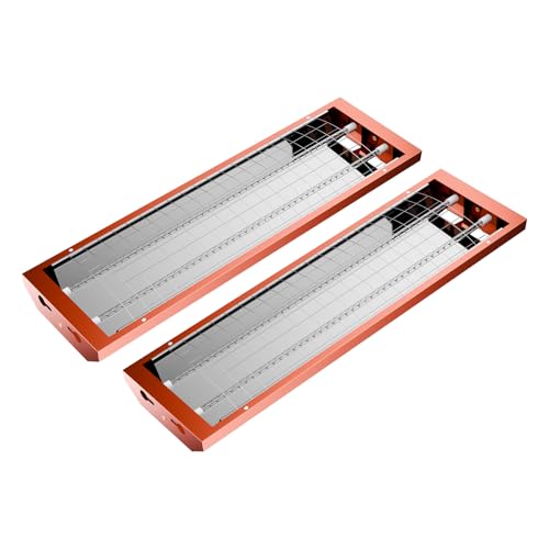 DCEHKR 2Pcs Baking Infrared Paint Curing Lamp, Automotive Infrared Curing Lights, Car Bodywork Repair Paint Dryer with Adjustable 45° up and Down, Automotive Repair Paint Heater Lamp