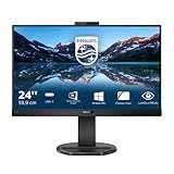 USB-C Docking Monitor Philips 243B9H - 24 Zoll FHD USB-C Docking Monitor, Webcam, höhenverstellbar (1920x1080, 75 Hz, VGA, HDMI, DisplayPort, USB-C, USB Hub) schwarz