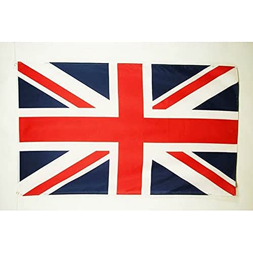 Image of AZ FLAG - United Kingdom Flag - 2x3 Ft - 100D Polyester UK - British - England Banner with Two Metal Grommets - Fade Resistant - Vivid Colors - 2' x 3' Feet - 90x60 Cm