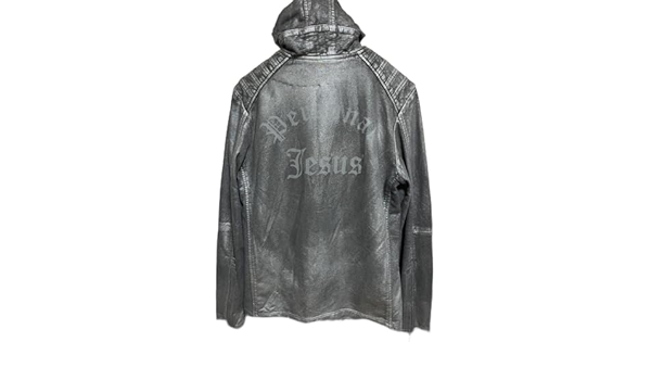 氷室京介 Silver Effect Hoodie Lサイズ