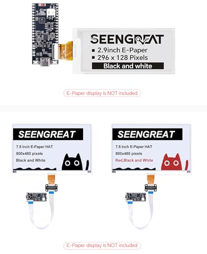 ESP32-C6 placa de controlador de papel electrónico con puerto USB-C y ranura micro SD 7