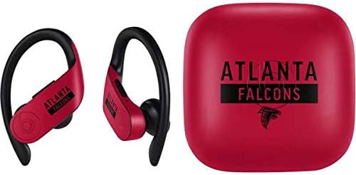 Skinit Decal Audio Skin Compatible with PowerBeats Pro - Officially Licensed NFL Atlanta Falcons Red Performance Series Design