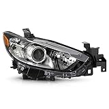 ACANII - For [Halogen Model] 2014-2017 Mazda 6 Factory Style Projector Headlight Headlamp Assembly Right Passenger Side