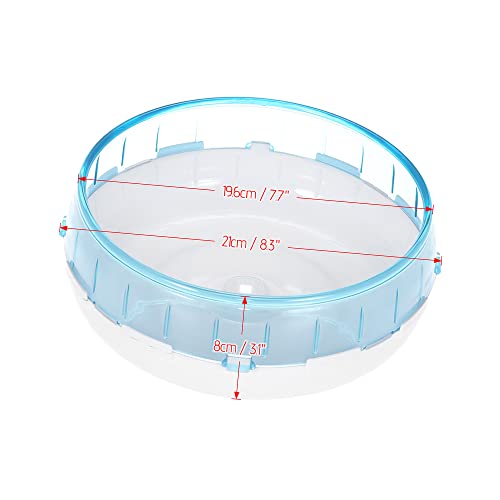 Homesen Roda de exercício de 8,3 polegadas Hamster Rato Gerbil Rato Giratório Silencioso PP Run Disc