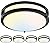 4-Pack 10Inch 30W LED Flush Mount Ceiling Light Fixtures Bright 3200LM Dimmable Ceiling Lights, 5CCT Adjustable 2700K/3000K/4000K/5000K/6500K, Ceiling Lamps for Kitchen Hallway Bathroom Bedroom Black