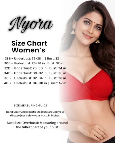 Image of Women's Cotton Medium Padded Bra | Soft & Breathable Fabric | Full Coverage Everyday Comfort Bra | Adjustable Straps & Back Hook Closure