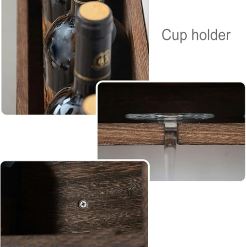 Casier à vin mural en bois pour libérer vos plans de travail encombrés