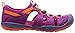 KEEN Big Kid's Moxie Closed Toe Casual Sandal, Purple Wine/Nasturtium, 1 BK (Big Kid's) US