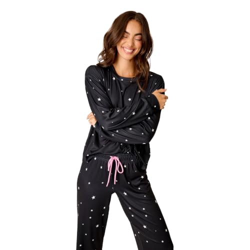 Image of PJ Salvage Women's [Amazon Exclusive] Cloud Jersey Jogger Pajama 2-piece Pj Set