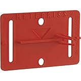 Secotec 67Rs21-Rot Meterriss-Plakette Selbstklebend Mit Pinsel Farbe, Rot