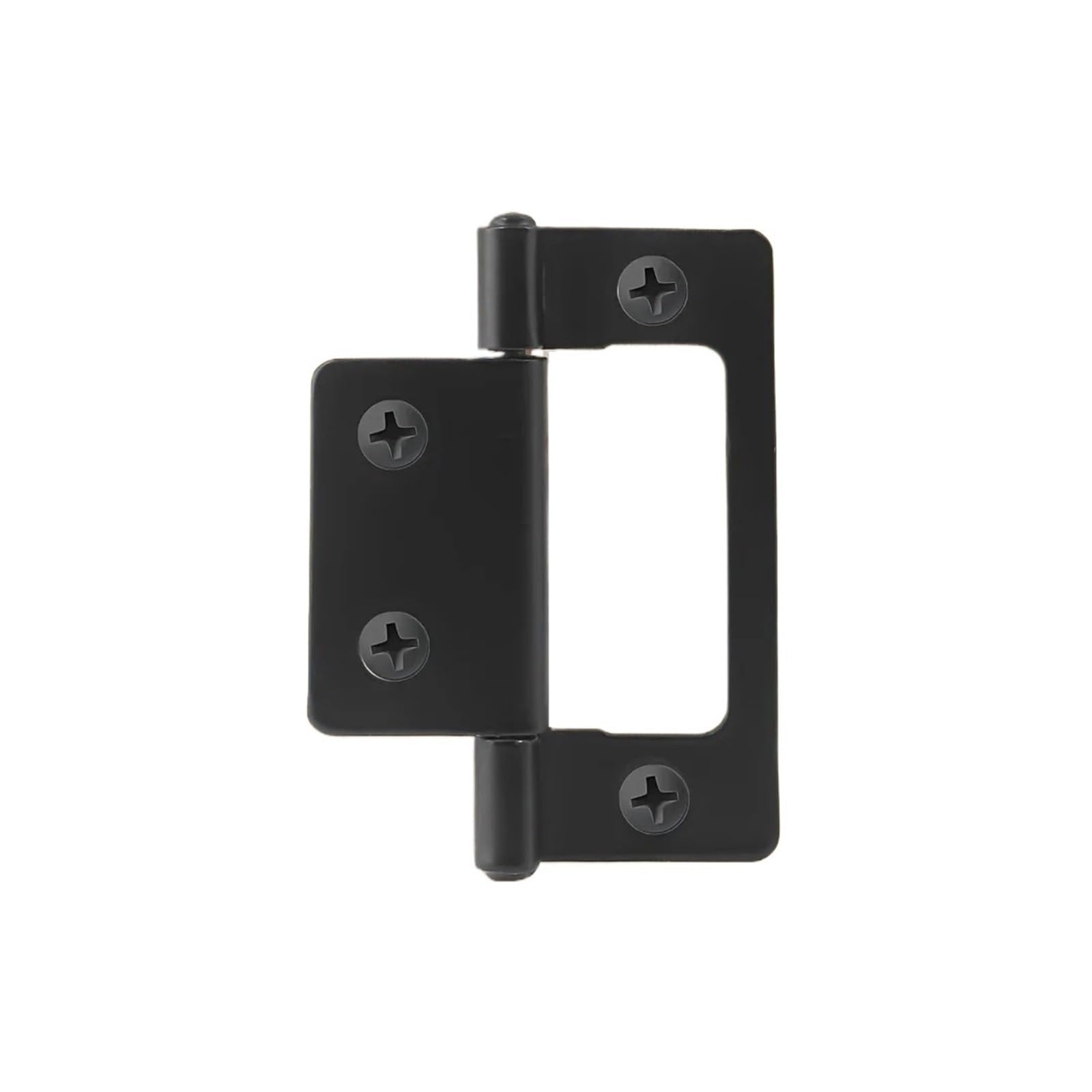 Huwoyg Black 20Pcs Heavy Duty Non Mortise Hinges Cabinet With Screws For Furniture Door Wardrobe For Gate