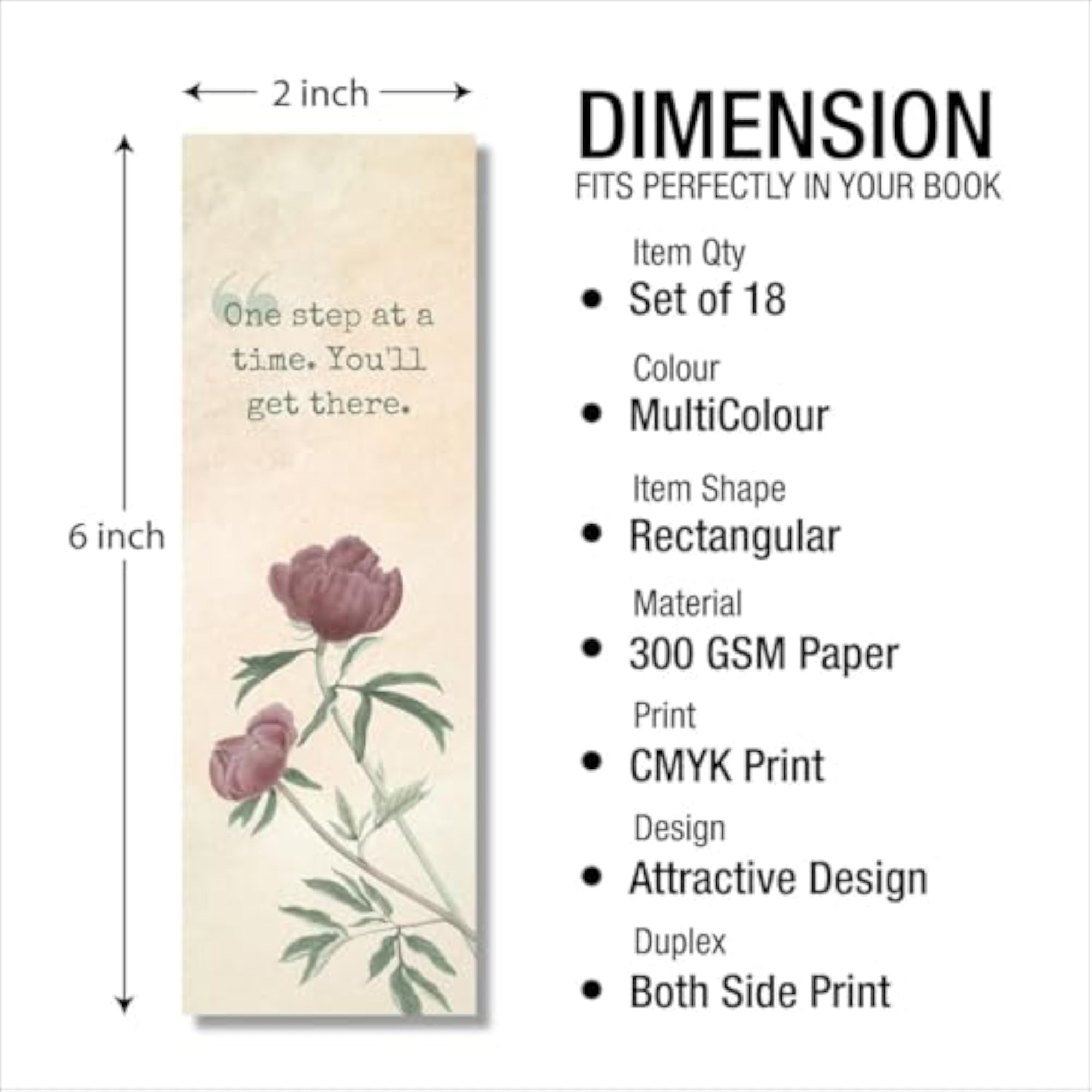 Vintage Bookmarks Set of 18 Retro Paperback Bookmarks