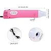 VortecSys Heat Gun for Crafting, 110V 300W Handed Hot Air Gun, 3.28FT Ultra-Long Cable Portable Heat Gun with Stand and Power Cord for Shrinking Wrapping PVC, DIY Embossing and Drying Paint (Pink) #1
