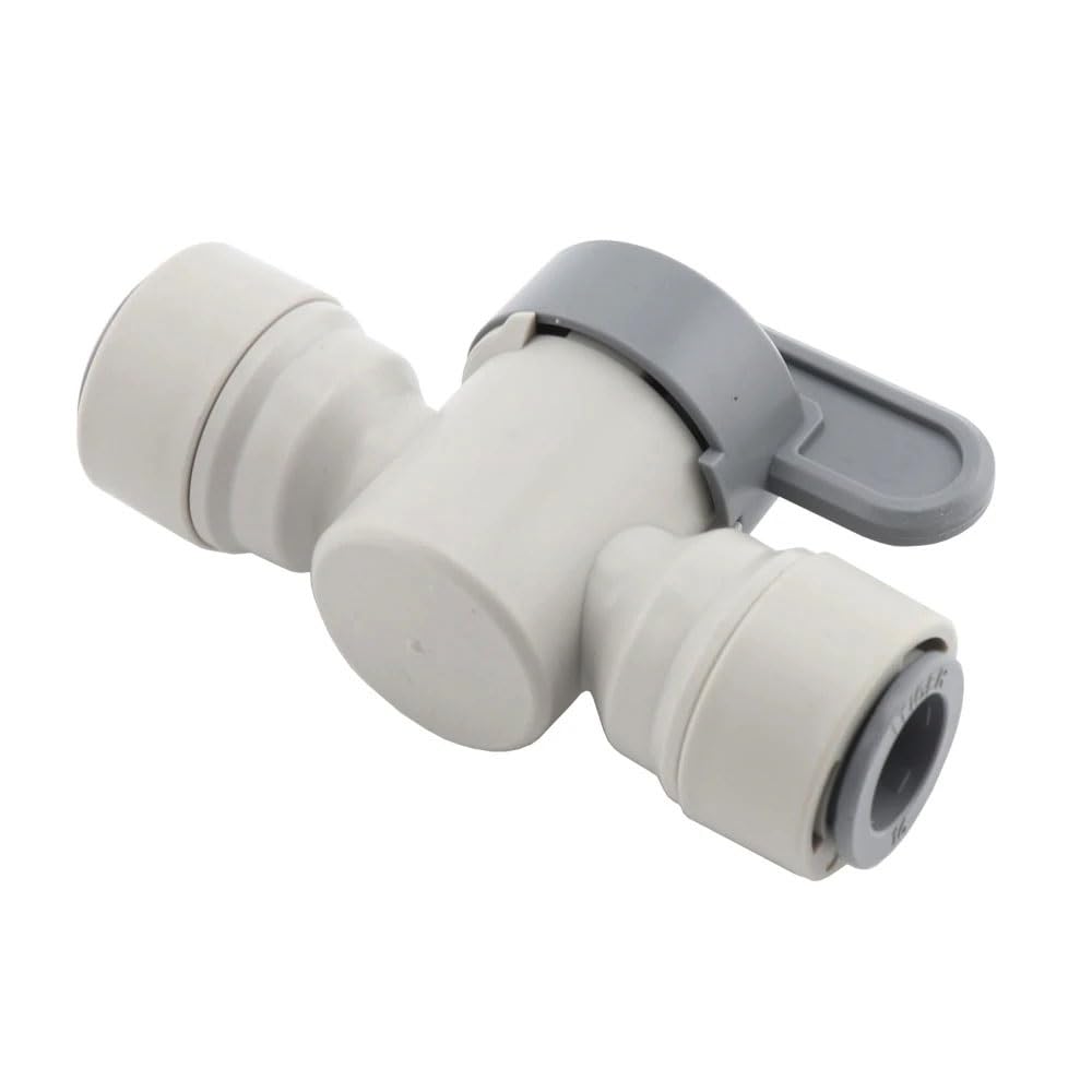 Valvola A Sfera Di Intercettazione Del Rubinetto Del Tubo Da 3/8" OD, Raccordo Rapido In Plastica, Raccordo A Innesto For Produzione Artigianale