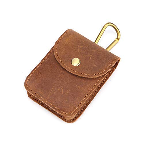 Amazon.co.jp: [Ateng] タバコケース タバコポーチ 厚手牛革 手作り