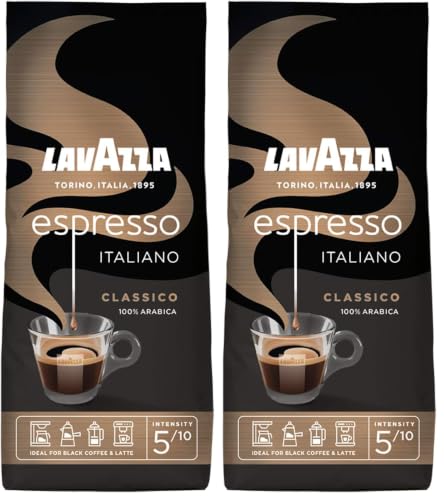 Image of Lavazza Caffe Espresso Beans, 250 g (Pack of 2)