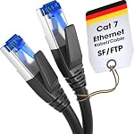 KabelDirekt – KabelDirekt – Cat-7-Netzwerkkabel – 30m – 10 Gigabit, RJ45, 