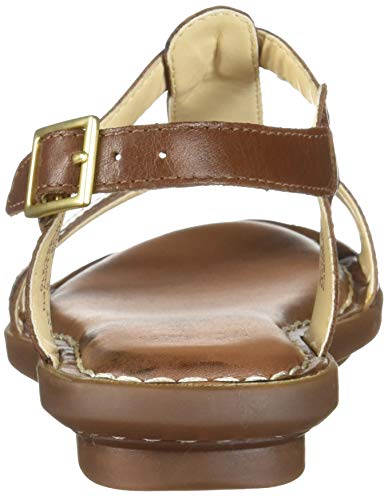 Hush Puppies Women's Olive Tstrap Pump, Dachshund Leather, 6 W Us #TOP2