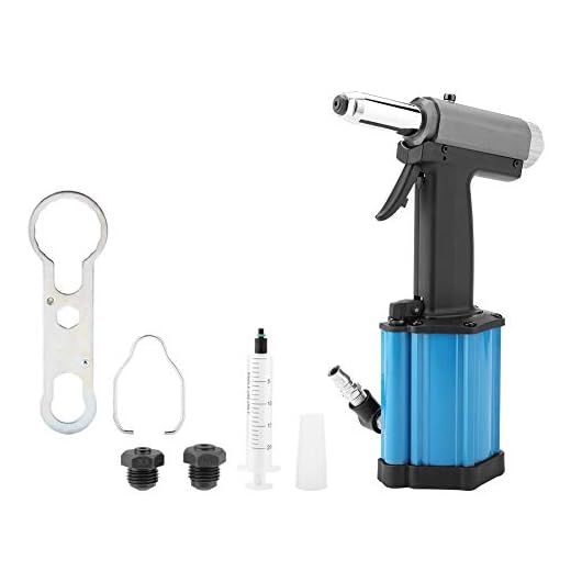 Nitpistol, Wacent Industrial Air Pneumatisk persienn nitpistol set 2,4 mm (3/32 tum)-4,8 mm (3/16 tum) nitarsats