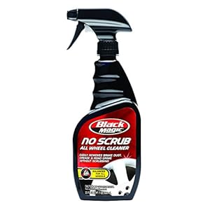 Black Magic BM41023 No Scrub All Wheel Cleaner, 23 oz. – No Scrubbing Needed, Just Apply, Hose Off and Wipe for Clean Wheels Every Time