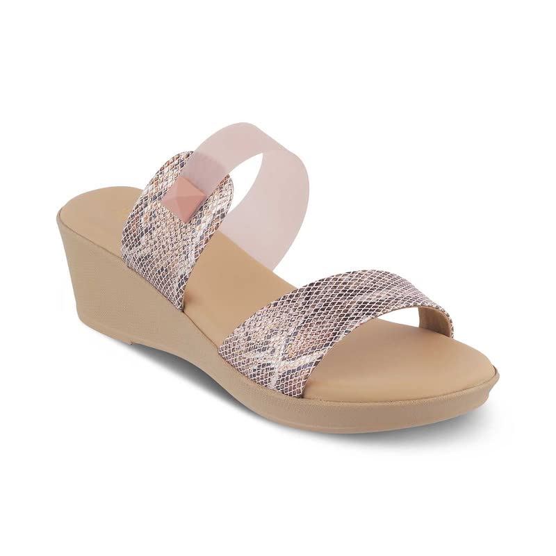 Image of tresmode Women Dress Wedge Sandals