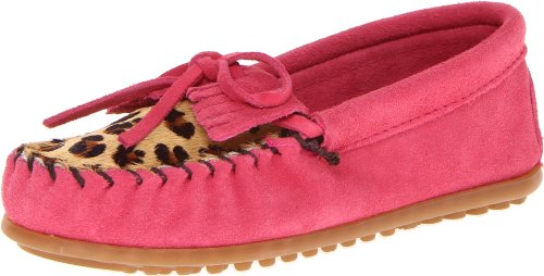 Minnetonka Leopard Kilty Moc (Toddler/Little Kid/Big Kid)