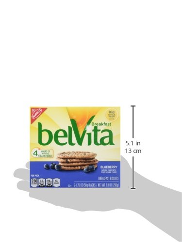 Image of belVita Breakfast Biscuits, Blueberry Breakfast Biscuits, 8.8 oz