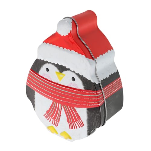 CIYODO Cajas De Hojalata De Latas Para Regalos Navideños y Dulces Cajas De Metal Para Fiestas Navideñas Contenedores Para Galletas y