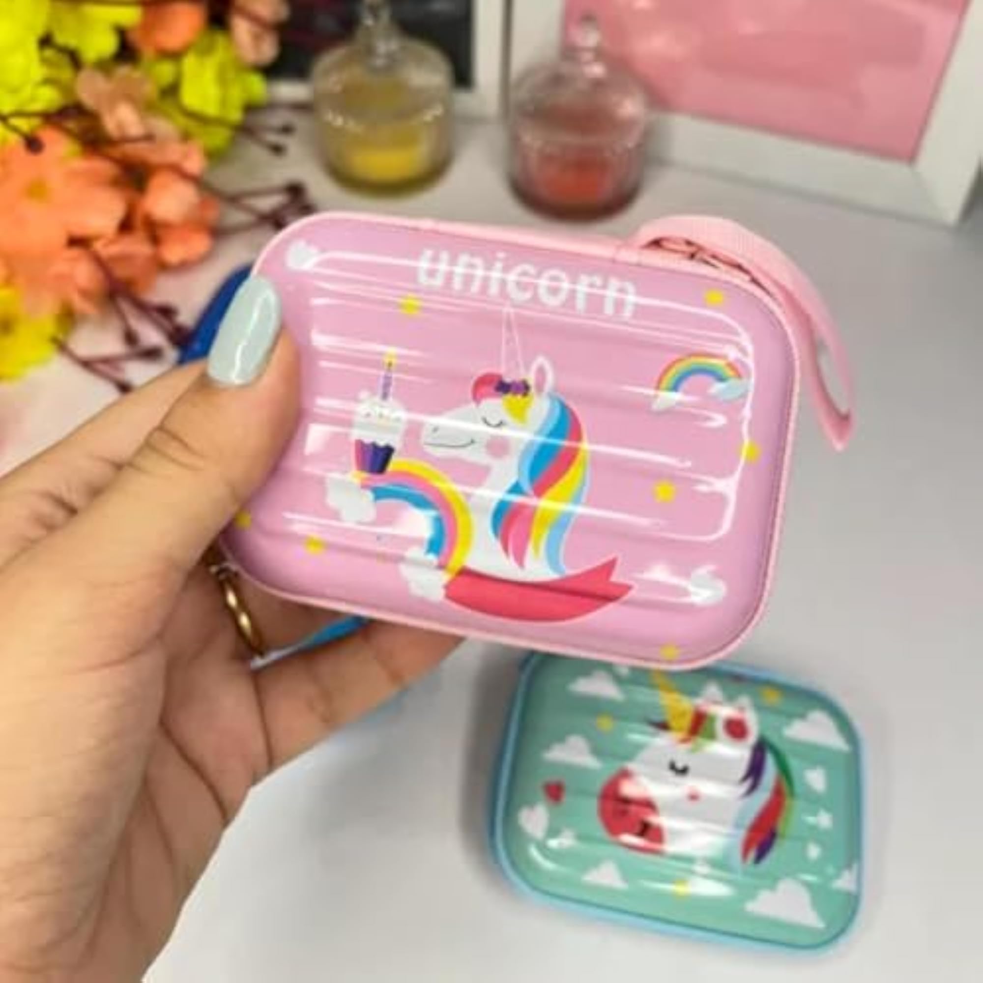Cartoon-Themed Tinplate Coin Purse, Mini Wallet