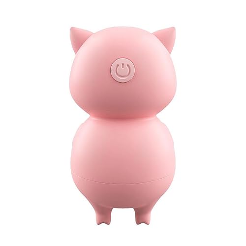 Sugador e Estimulador de Clitóris Feminino Formato Porquinho 10 Modos de Velocidades Regarregável