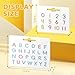 GAMENOTE Double Sided Magnetic Letter & Number Board Set - Alphabet & Numbers Tracing Board for Toddlers, ABC Uppercase & Lowercase Practicing, Math Learning, Educational Toys for Kids
