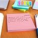 GPAHRRDNIJ Lined Sticky Notes Pastel Ruled Post Stickies It Super Sticking Power Memo Pads Its Wall Craft Organizers and Storage (B, One Size)