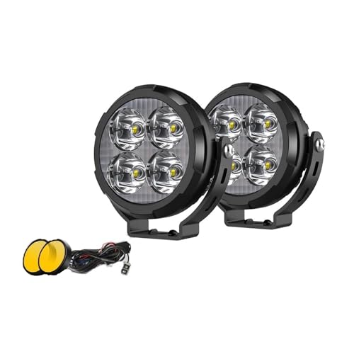 Luz estroboscópica motocicleta BMW F800 F850 foco de trabajo LED 4" impermeable
