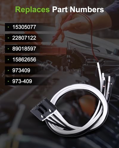 Image of SCITOO Air Conditioning Heater Fan HVAC Blower Motor Wire Harness Fit for Cadillac /for Chevrolet /for GMC 15305077