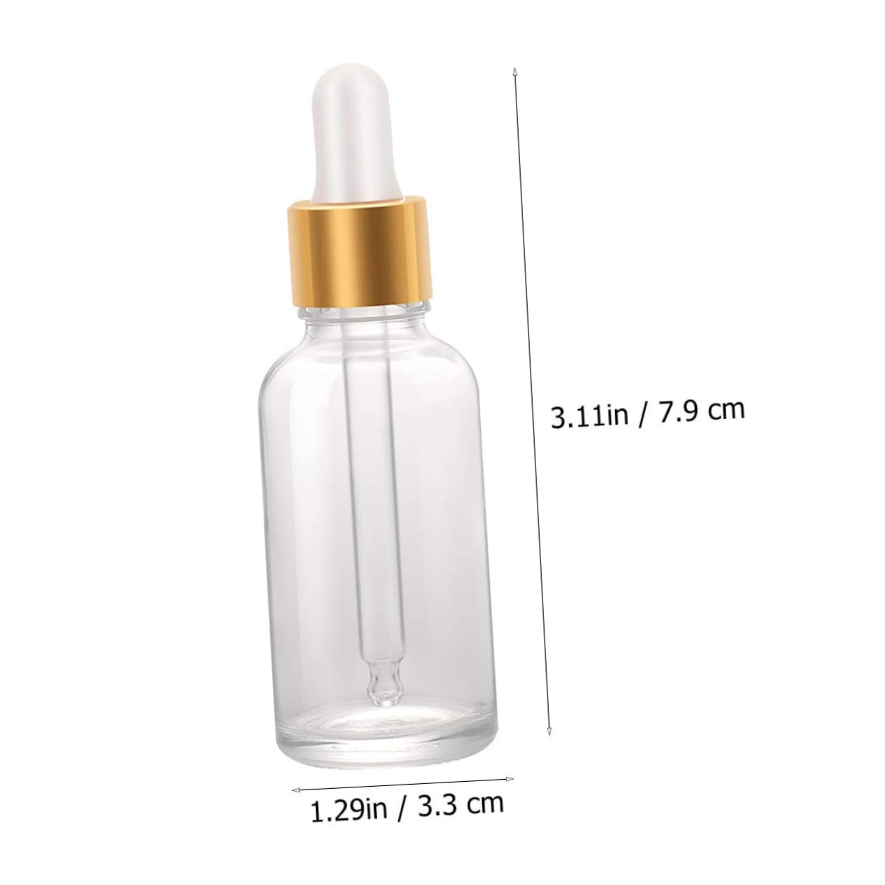 24 Stück 30ml Tropfflaschen aus Glas mit Ausgießkappe | 6 Edelstahl Trichter und Glas Pipette, Wiederbefüllbar, für Tinkturen und Kosmetik Reisen