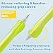 EpenGo Smooth Writing Pens - Fine Point 0.5mm Black Ink Gel Pen, Retractable Click Design with Ergonomic Soft Grip Cushion, 5 Pcs for Office & School Supplies (4-Pack)​