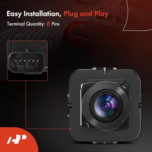 Image of A-Premium Park Assist Camera Rear View Backup Reverse Camera Compatible with Select Ford Models - 2019 2020 2021 Ranger - Replace# KB3Z-19G490-B