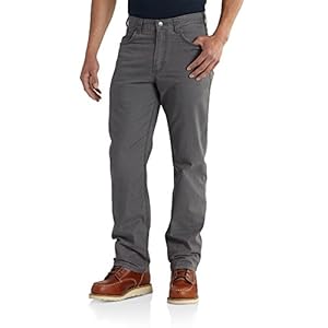 Carhartt Men’s Rugged Flex Relaxed Fit Canvas 5Pocket Work Pant