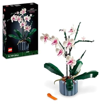LEGO Botanicals Orchidea - Pianta Artificiale da Costruire per Adulti  Fiori Finti e Vaso per Decorazione di Casa o dell Ufficio  Idee Regalo per Donna o Uomo dalla Collezione Botanica - 10311