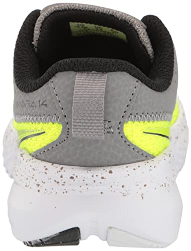 Saucony Kinvara 14 tênis de renda até o dedo, cítrico/cinza, 2,5 EUA unissex criança grande, Citron/