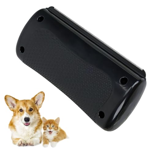 Kzouenzu Spazzola Per Cani E Gatto, Spazzola Rimuovi Pelo Strumento Per Toelettatura, Per Toelettatura Professionale Adatto A Cani E Gatti Con Pelo Corto E Lungo Di Taglia Piccola Media E Grande