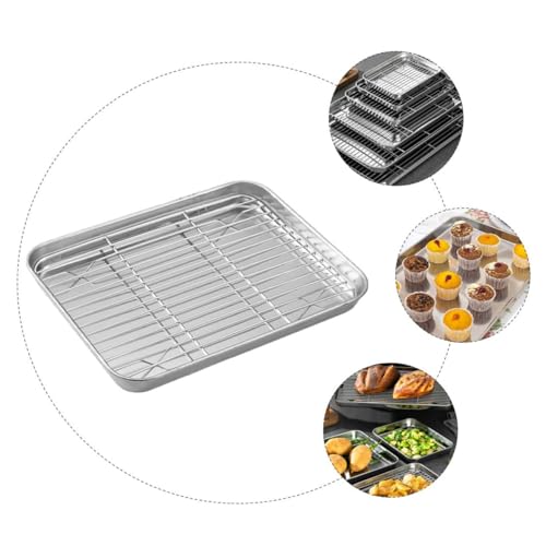 Plaque de cuisson acier inoxydable : plateau antiadhésif multifonctionnel