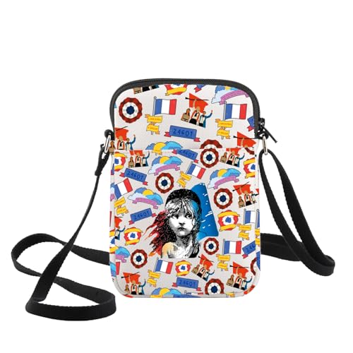 WZMPA Bolsa tiracolo musical Cosette presente para fãs do You Hear The People Bolsa de ombro Teatro Drama Merch, People Sing-cb