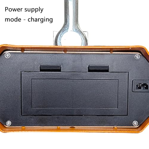 High Precision Industrial Digital Crane Scale, Heavy-Duty Hanging Scale with LCD Display, Tare/Zero/Data Hold/Unit Change for Construction & Travel Use