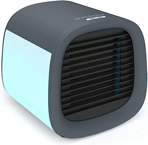 Evapolar evaCHILL Portable Air Conditioners / Mini AC Unit / Small Personal Evaporative Air Cooler and Humidifier Fan for Bedroom, Office, Car, Camping / EV-500 / Urban Gray