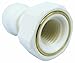 John Guest Speedfit PP451222W 3/8OD by 1/4NPTF Female Adapter, 10-Pack